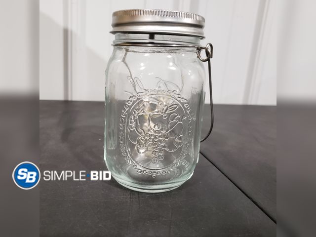 Lot 58-28654 - Gigalumi Mason Jar Solar Lights - Lot of (6) - Appears Unused