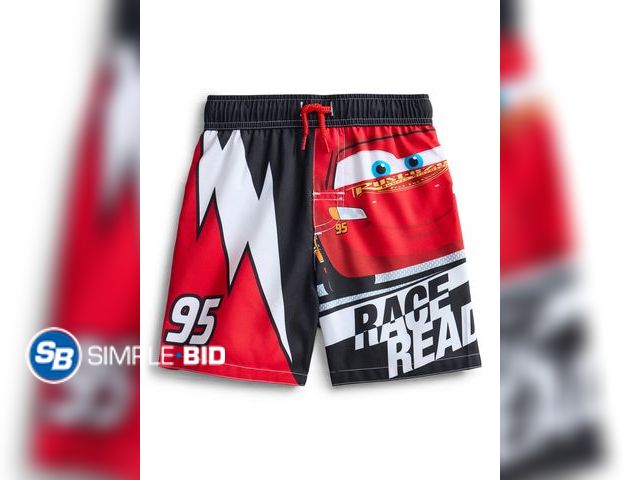 Lot 58-83799 - New Character Toddler Boy Swim Trunks, Size 5T