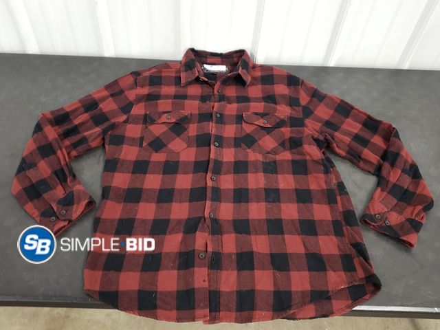 Lot 58-77276 - MEN'S Straightfader button Down Shirt (flannel) - SIZE XL - light use - in good condition