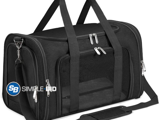 Lot 58-75855 - New Soft-Sided Cat/Dog/Pet Carrier, Collapsible Pets Travel Carriers for Big Cats/Small Dogs with Sh...