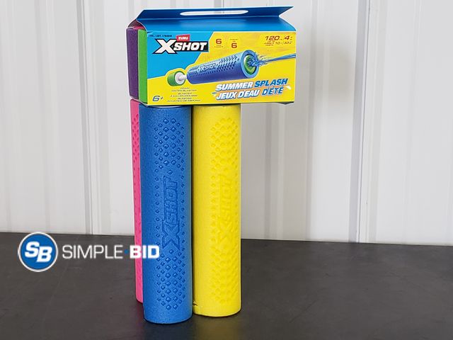Lot 58-72692 - New Zuru XSHOT Summer Splash Foam Water Blasters - set of (4)