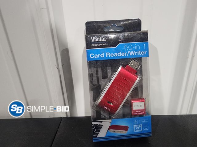Lot 58-26041 - New Vivitar Card reader/writer 50-in-1 - unused