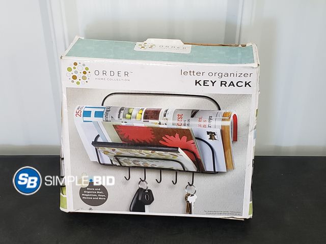Lot 58-75690 - Letter Organizer Key Rack - appears unused