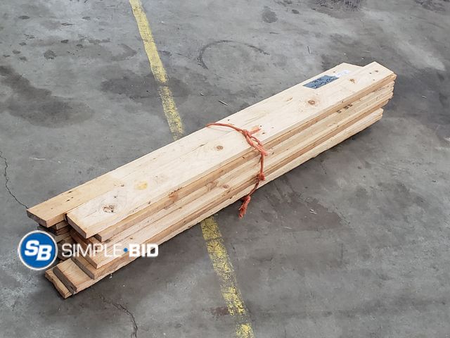 Lot 58-52847 - Lot of (18) Pieces of 5/8" x 3" x 47" Boards