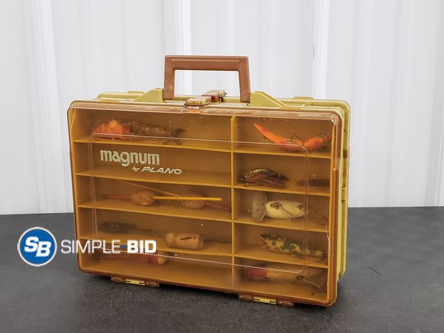 Lot 58-58369 - Magnum by Plano Tackle Box with Lures