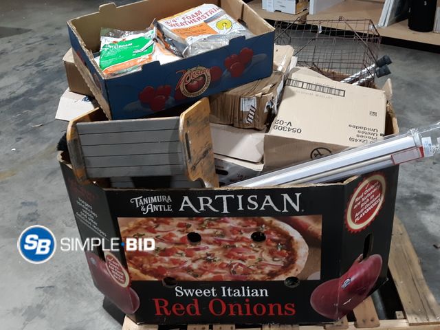 Lot 58-32801 - Gaylord Full of Unclaimed Merchandise - variety of items, and Conditions, some could be unused/Damag...