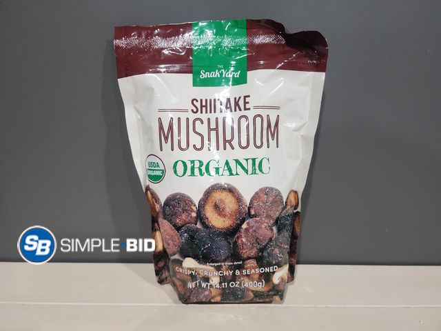 Lot 58-30539 - Snak Yard Shiitake MUSHROOM organic - unopened