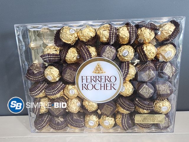 Lot 58-17342 - Ferrero Rocher Fine Hazelnut Chocolates - unopened - 44 in package