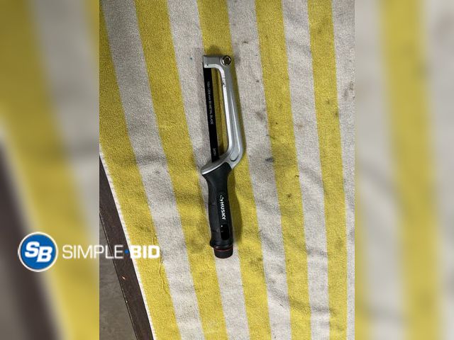 Lot 58-60668 - Husky 10 in high tension mini hack saw
    Longer throat allows for more efficient cut strokes
    P...