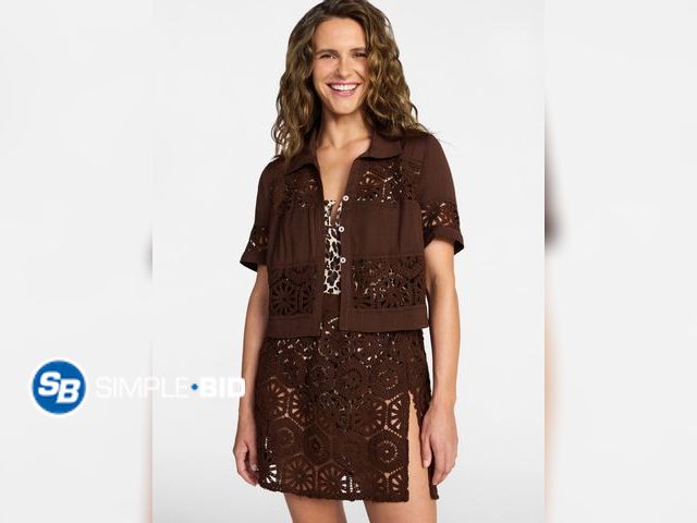 Lot 58-83020 - Time &amp; Tru Brown Cardigan - Size Large 12-14 - Appears Unused
