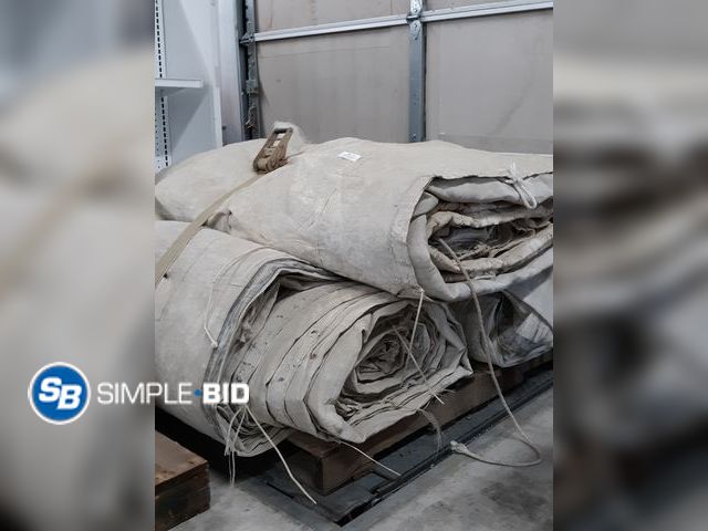 Lot 58-30087 - Skid full of Various Tarps