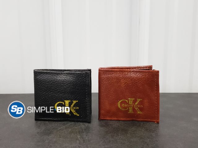 Lot 58-30858 - Lot of (2) Men's Wallets - Calvin Klein