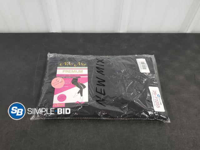 Lot 58-72255 - Premium Fleece Lined Fashion Leggings - Plus Size Fits All
