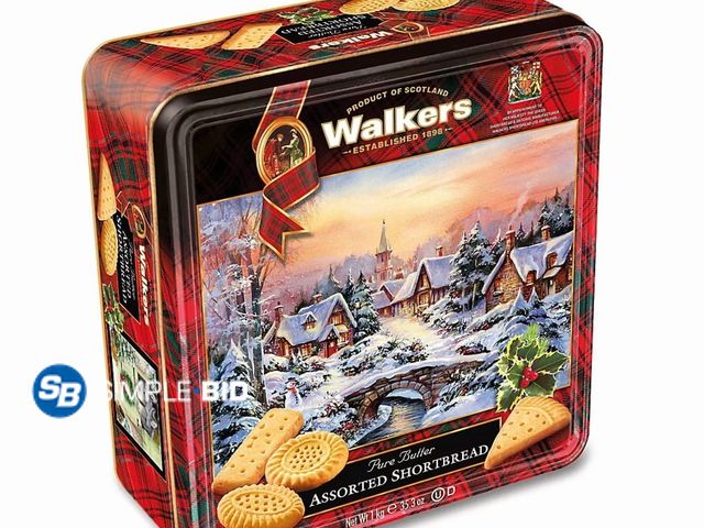 Lot 58-74441 - Walker's All Butter Assorted Shortbread, 35.3 oz. - unopened - BB 11/2026