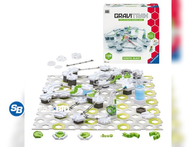 Lot 58-50494 - Ravensburger Gravitrax Kinetic Blast, Ultimate Marble Run - very light use