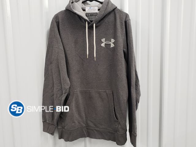 Lot 58-67537 - Men's Under Armour UA Storm Hoodie, Grey - Size L - Light Use