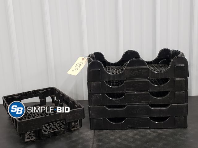 Lot 58-40097 - Lot of (6) Vintage Coke (pop) Trays