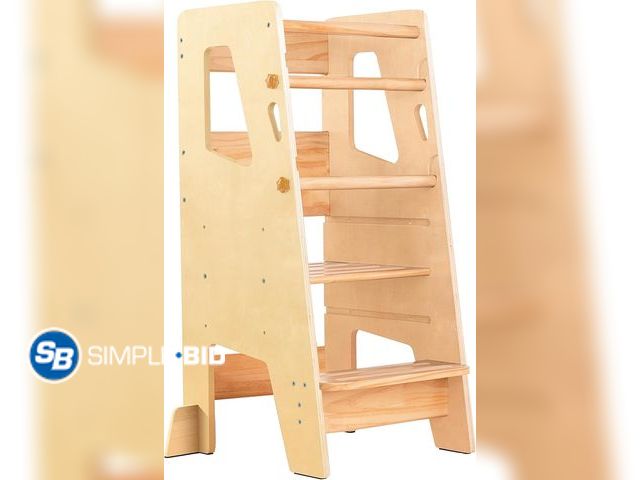 Lot 58-26648 - New Toddler Standing Tower - Adjustable Height Toddler Kitchen Stool Helper - Ideal Kids Kitchen Ste...