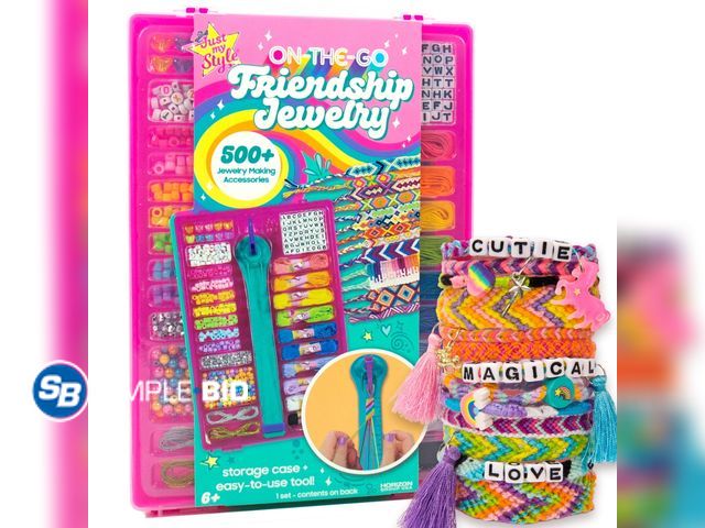 Lot 58-60325 - Just My Style On-the-Go Plastic Jewelry Studio - light use
