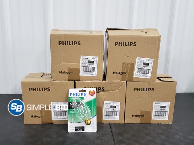 Lot 58-41327 - Lot of (20) New Philips Postlight F15 60W replacement bulbs
