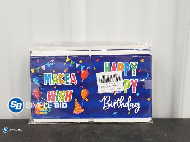 Lot 58-69409 - Lot of (10) Happy Birthday Money Boxes