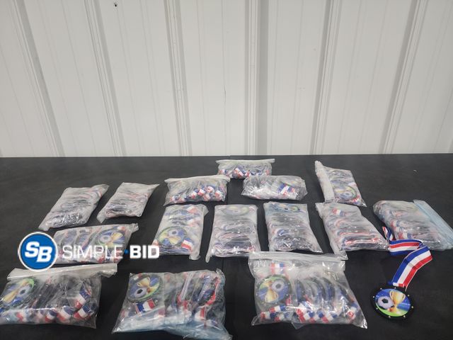 Lot 58-28653 - Large Lot of Soccer Medals that Hang Around the Neck - NEW