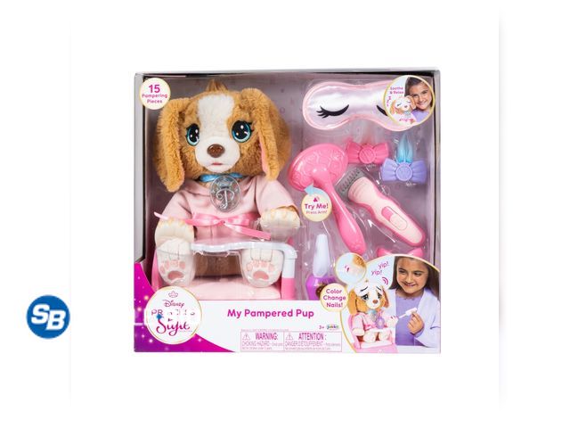 Lot 58-51325 - New Disney Princess Style Collection My Pampered Pup Plush Toy for Girls Ages 3+