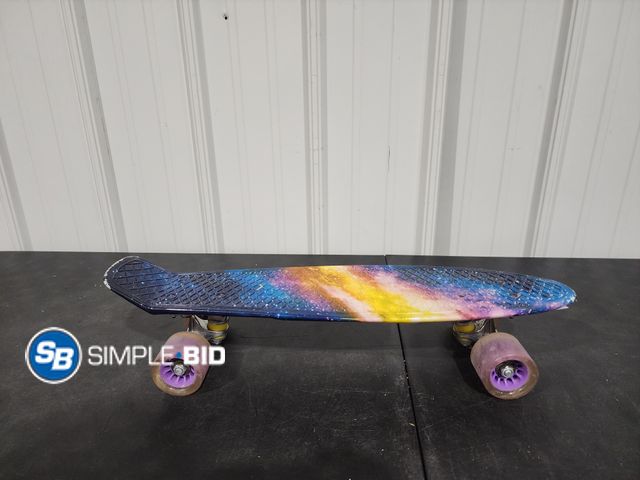 Lot 58-27461 - Colorful Skateboard - light use - in good condition
