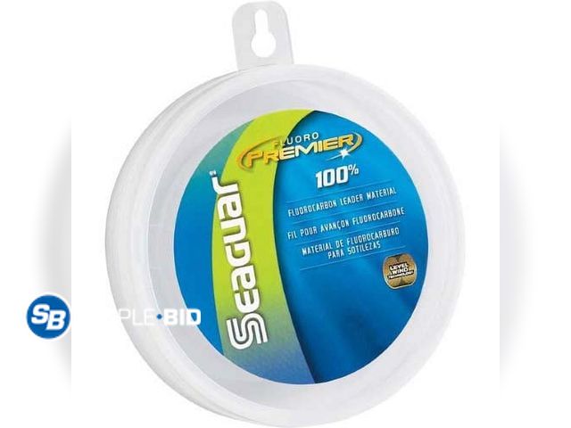Lot 58-67435 - Seaguar Fluoro Premier 100% Fluorocarbon Fishing Line(DSF), 20lbs, 25yds Break Strength/Length - 20F...