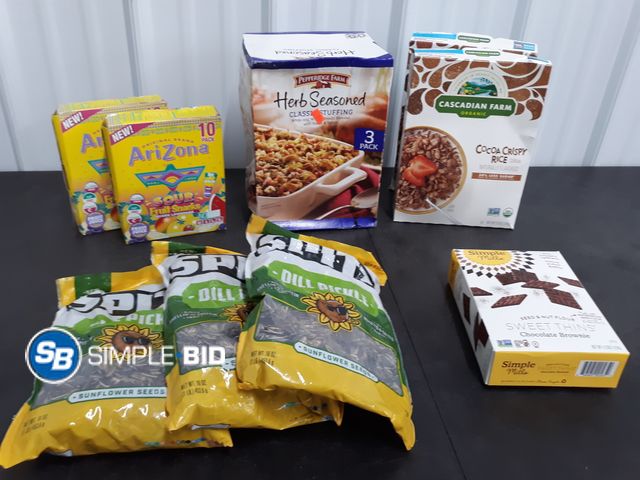 Lot 58-80925 - FOOD LOT! Lot of Various Foods - unopened - expired