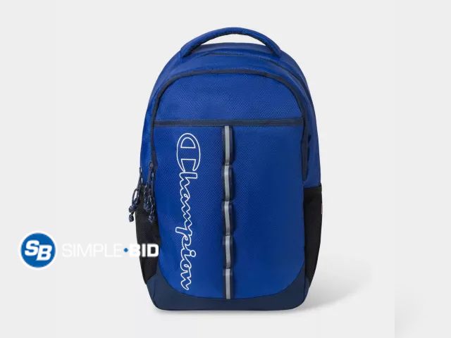 Lot 58-51050 - New Champion Center Backpack - Blue Combo