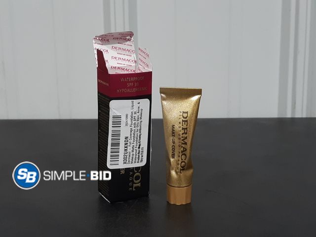 Lot 58-34164 - New Dermacol Full Coverage Makeup Cover Concealer Tattoo Cover Up Waterproof Foundation Amazing Scar...