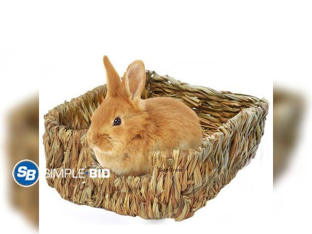 Lot 58-36183 - New SunGrow Rabbit Grass Bedding, Bunny supplies for Cage Accessories and Huts