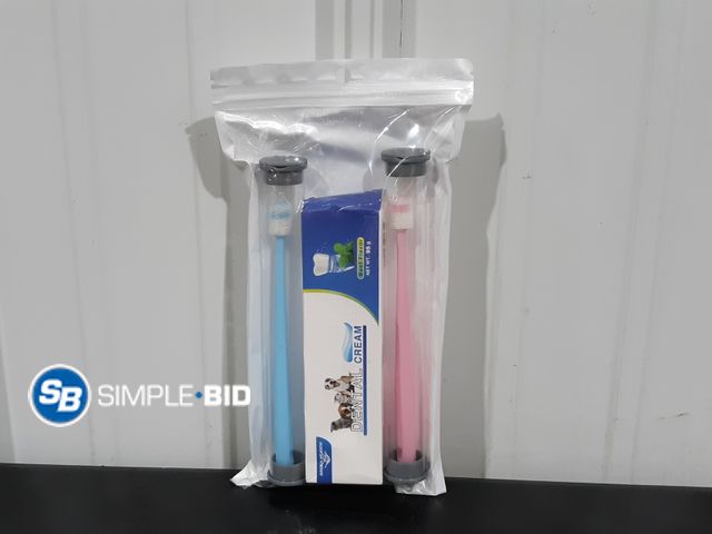 Lot 58-16954 - Dog Tooth Brushes and Dental Cream