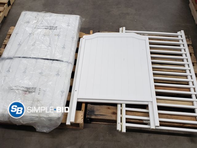 Lot 58-72421 - Baby Crib and Mattress Set