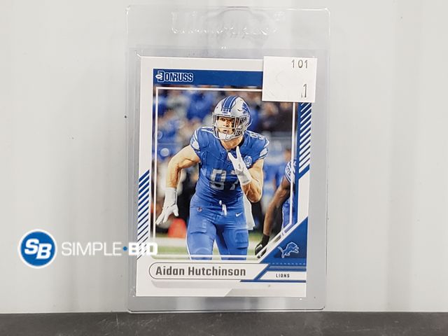 Lot 58-30949 - Detroit Lions Football Card - Aidan Hutchinson - Panini 2024