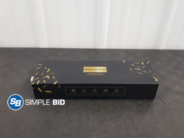 Lot 58-68834 - WavyTalk Professional Salon Hair Straightener Brush - New