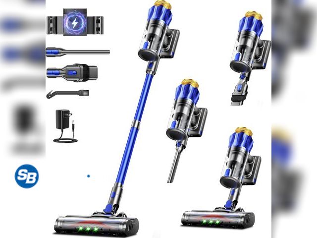 Lot 58-76178 - New Cordless Vacuum Cleaner, 650W 55KPa Powerful Suction, 70Mins Self-Standing Stick Vacuum with Ant...