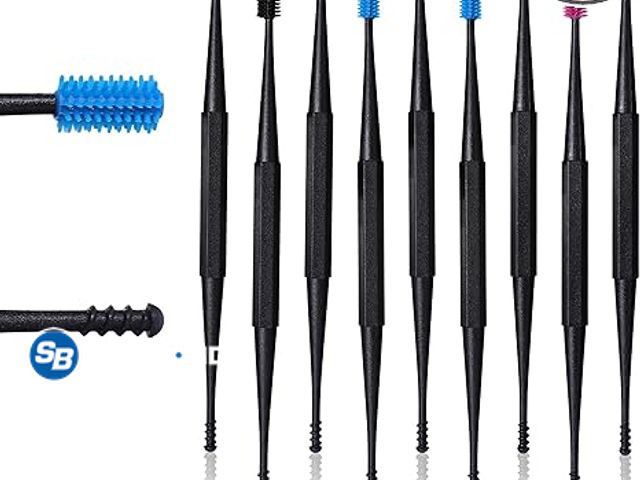 Lot 58-36768 - New 9 Pcs Ear Wax Removal Tool Spiral Ear Wax Remover Silicone Ear Cleaning Kit Reusable Ear Cleaner...