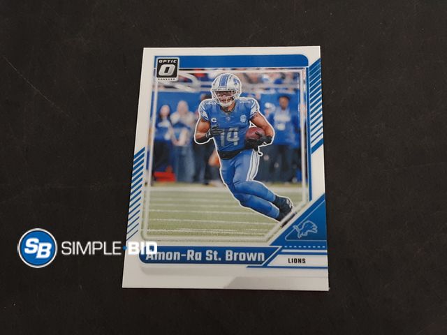 Lot 58-29549 - null Detroit Lions Amon-Ra St. Brown Football Card - 2024 Panini