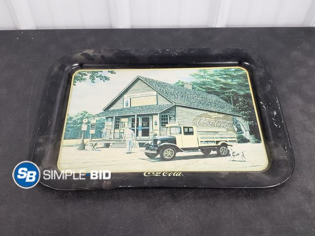 Lot 58-57598 - Metal CocaCola Serving Tray