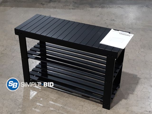 Lot 58-34812 - Bamboo triple entry bench - New out of box