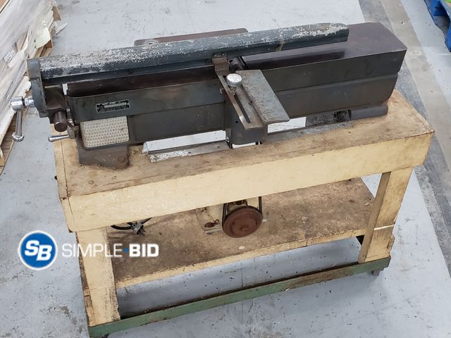 Lot 58-30938 - Wood Jointer on Wood Rolling Cart
