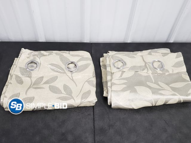 Lot 58-63758 - Lot of (2) Decorative Curtain Panels - Unknown Sizes