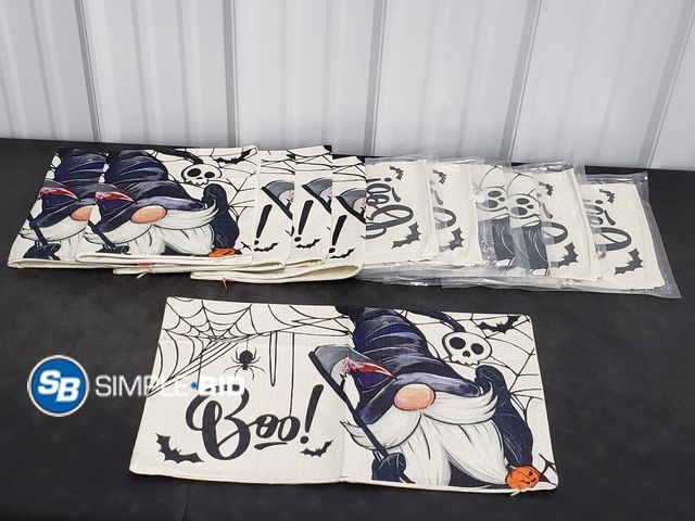 Lot 58-81500 - Lot of (26) New BOO! Pillow coverings - 19" x 12"