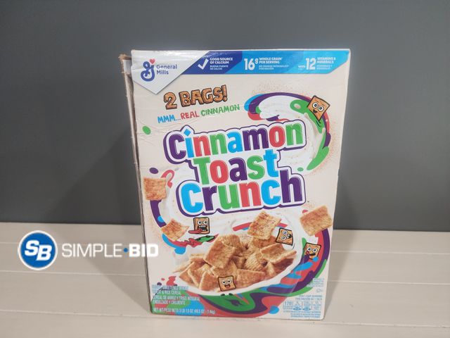 Lot 58-37879 - Cinnamon Toast Crunch Cereal 2 bags - unopened
