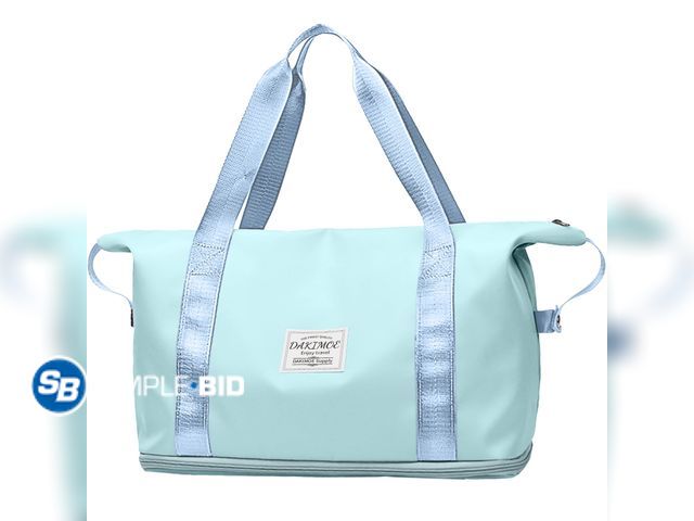 Lot 58-37091 - New DAKIMOE Weekender Bags for Women, Travel Bag Carry on Gym Bag, Travel Duffle Bag with Wet Dry Po...