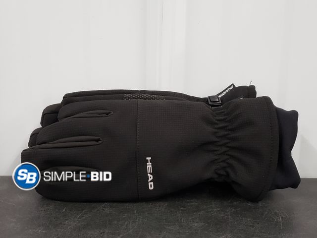 Lot 58-37576 - HEAD Men's Waterproof Winter Gloves - SIZE MEDIUM - appear unused