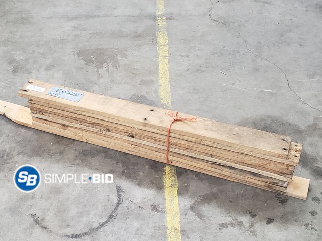 Lot 58-52846 - Lot of (10) Pieces of 1/2" x 3 3/8" x 36" Boards