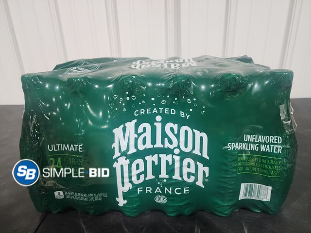 Lot 58-17577 - Maison Perrier Unflavored sparkling water 16.9 fl oz 22 pack- unopened